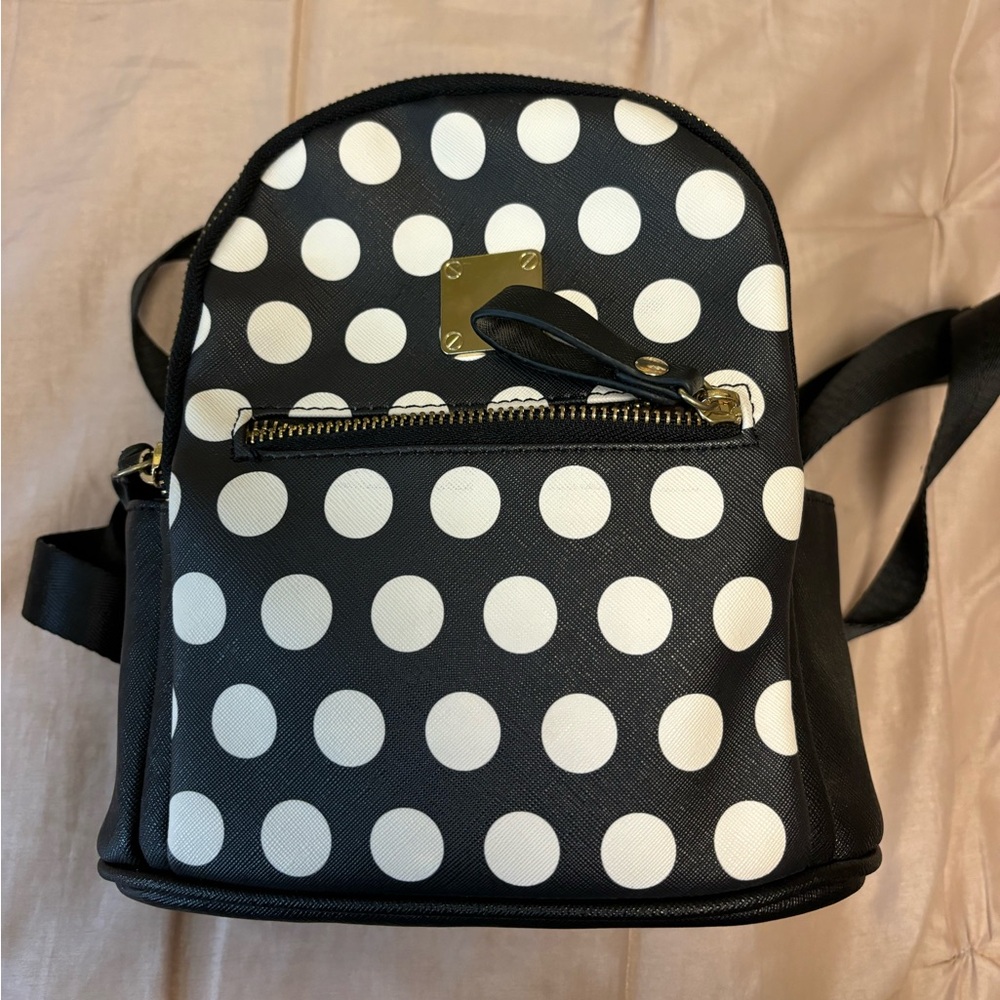 Mini Polka-Dot Backpack,